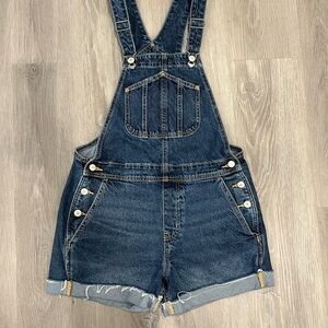 Old Navy Dark Blue Denim Overalls